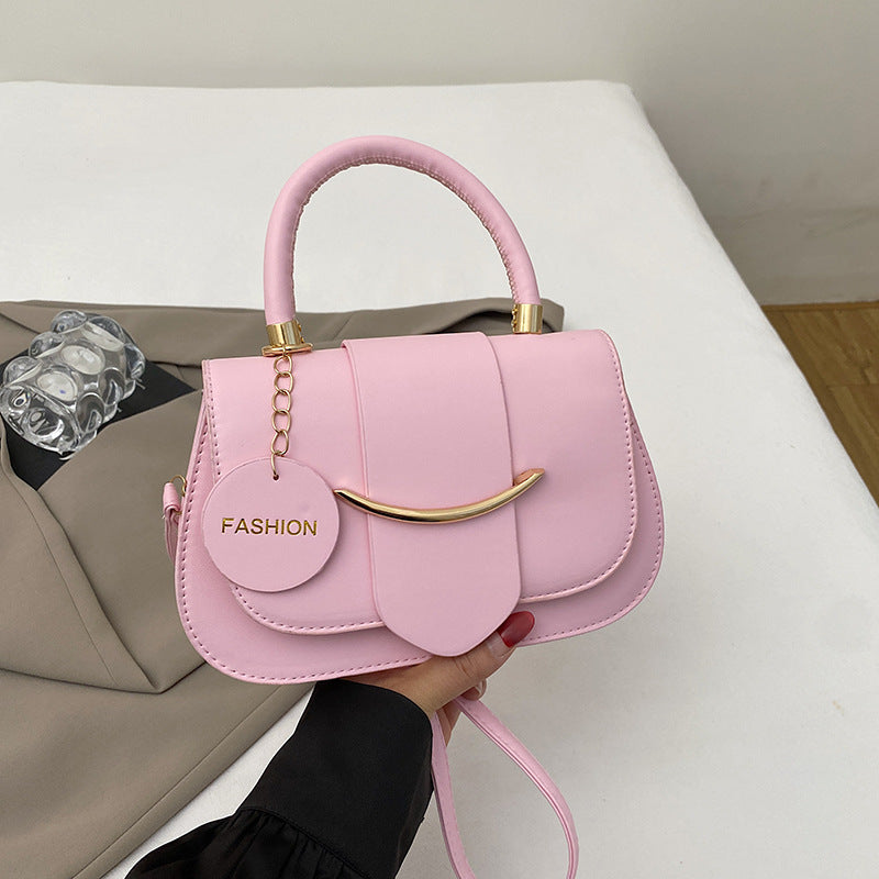 Women's Small Saddle Bag with Magnetic Closure