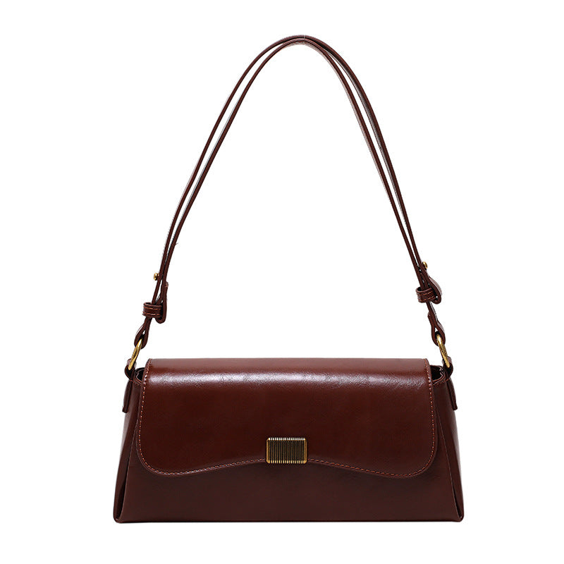 Women's PU Leather Crossbody Bag with Zipper Closure